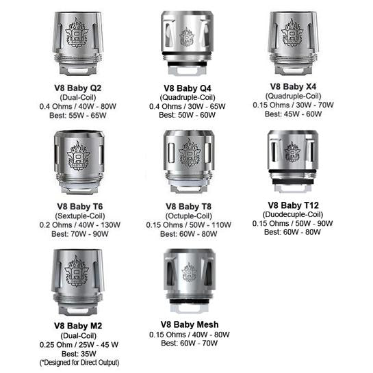 Smok v8 baby replacement coils