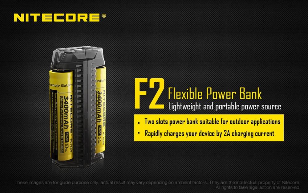 Nitecore F2 battery charger