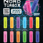 NORD TURBO X DISPOSABLE VAPE 3000 PUFFS